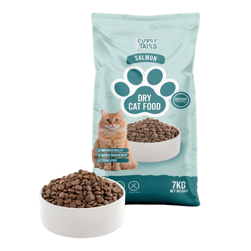 Curly Tails Salmon Cat Food